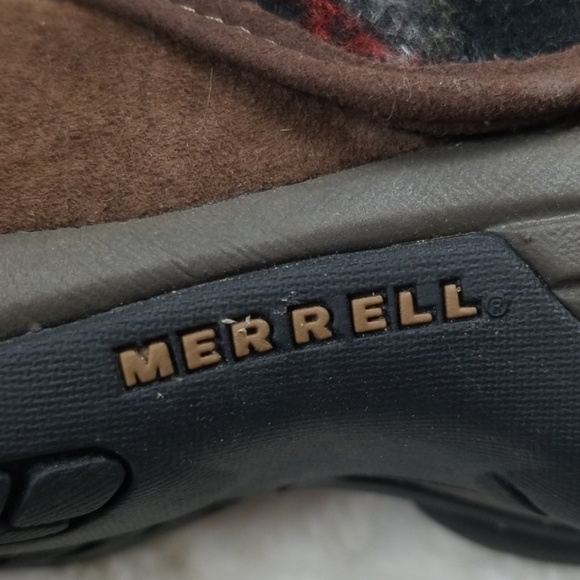 Merrell Brown Suede Clogs - Picture 3 of 8